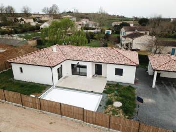 Construction d'une maison T6  de 155m² à Rabastens