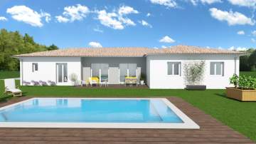 TERRAIN 1485 m² + MAISON 120 m² PROCHE GAILLAC